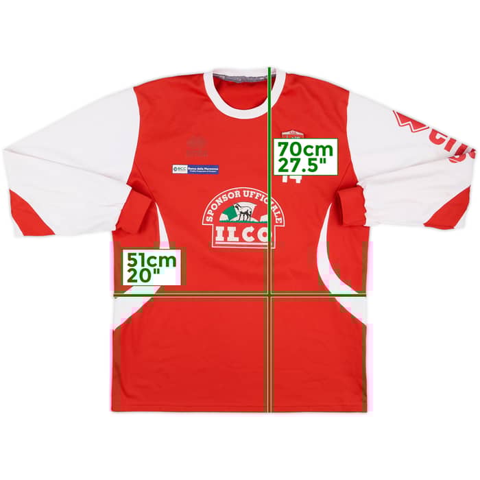 2008-09 Grosseto Errea Training L/S Shirt #14 - 4/10 - (M)