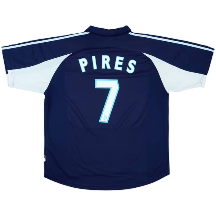 1999-00 Olympique Marseille Away Shirt Pires #7 - 7/10 - (L)