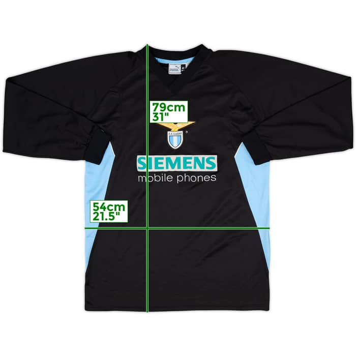 2000-01 Lazio Puma Training L/S Shirt - 9/10 - (XL)