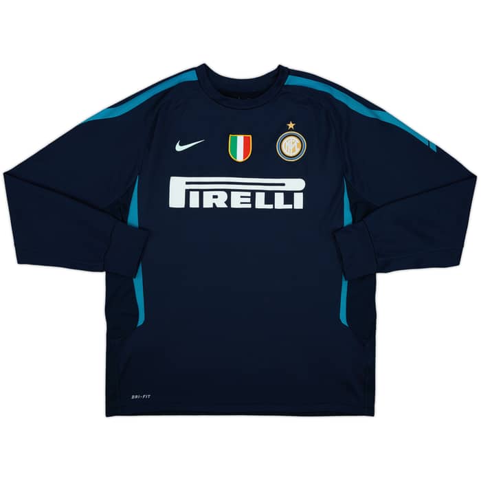 2010-11 Inter Milan Nike Drill Top - 8/10 - (XL)