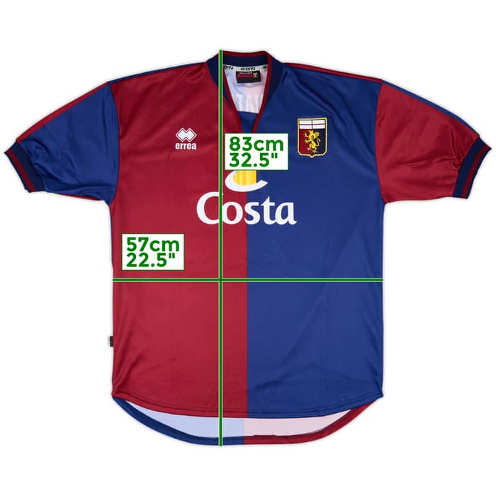 2004-05 Genoa Home Shirt Gradinata Nord #12 - 9/10 - (XL)