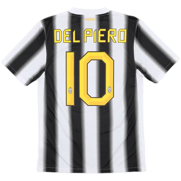 2011-12 Juventus Home Shirt Del Piero #10 - 8/10 - (S)