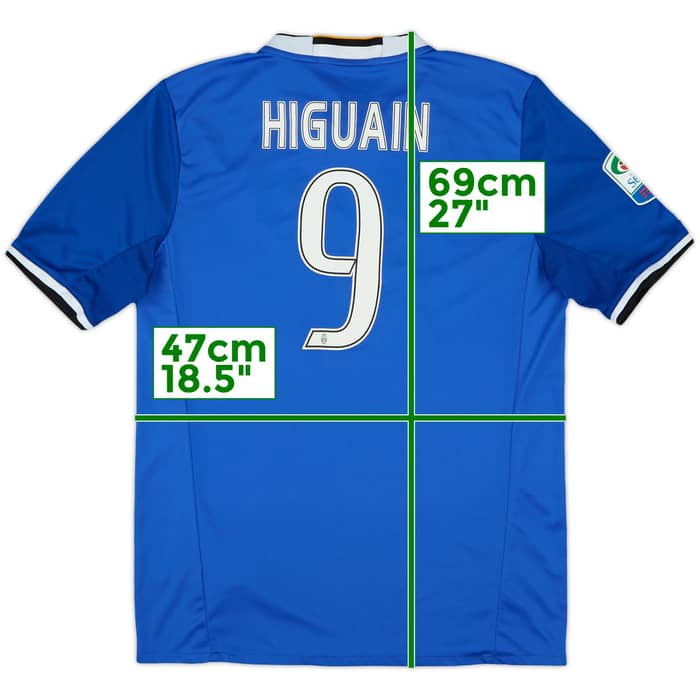 2016-17 Juventus Away Shirt Higuain #9 - 8/10 - (XL.Boys)
