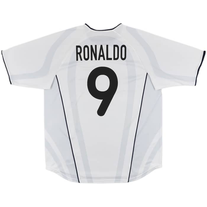 2001-02 Inter Milan Away Shirt Ronaldo #9 - 9/10 - (L)