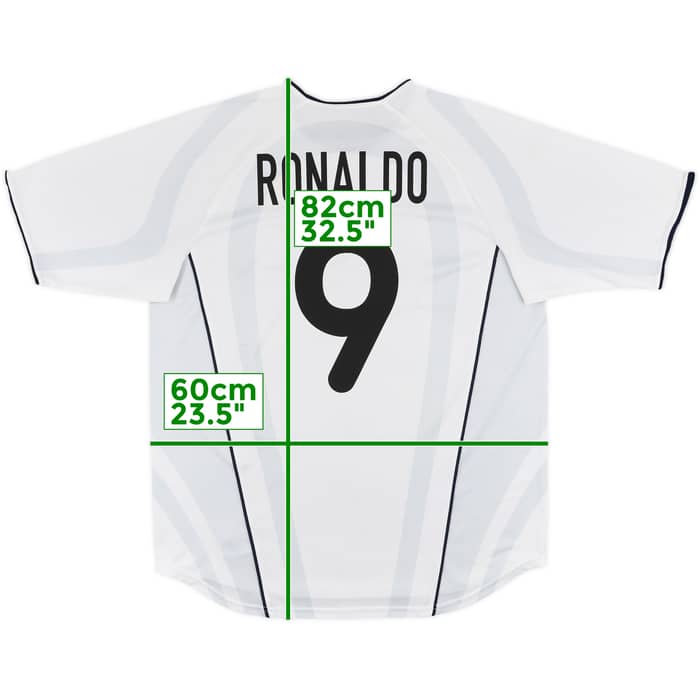 2001-02 Inter Milan Away Shirt Ronaldo #9 - 9/10 - (L)