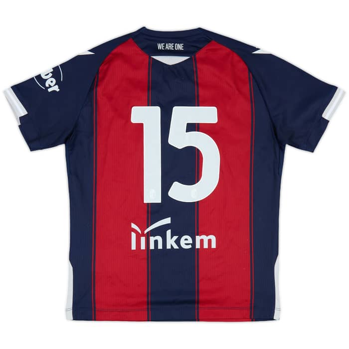 2020-21 Bologna Home Shirt #15 - 9/10 - (M.Boys)