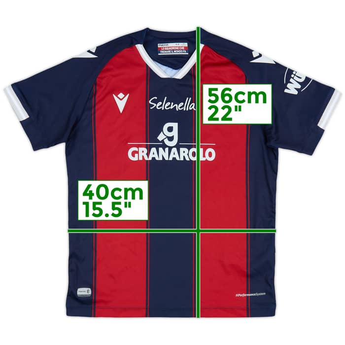 2020-21 Bologna Home Shirt #15 - 9/10 - (M.Boys)