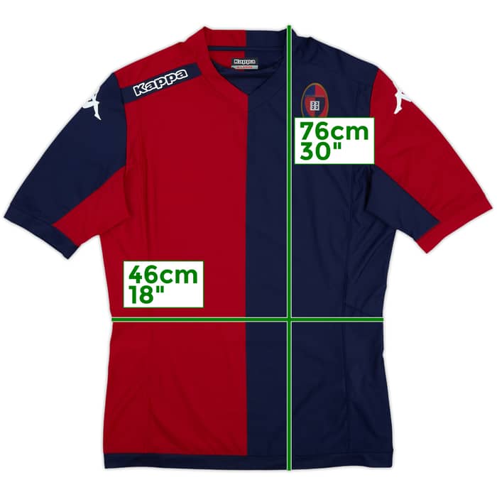 2014-15 Cagliari Home Shirt - 9/10 - (XL)