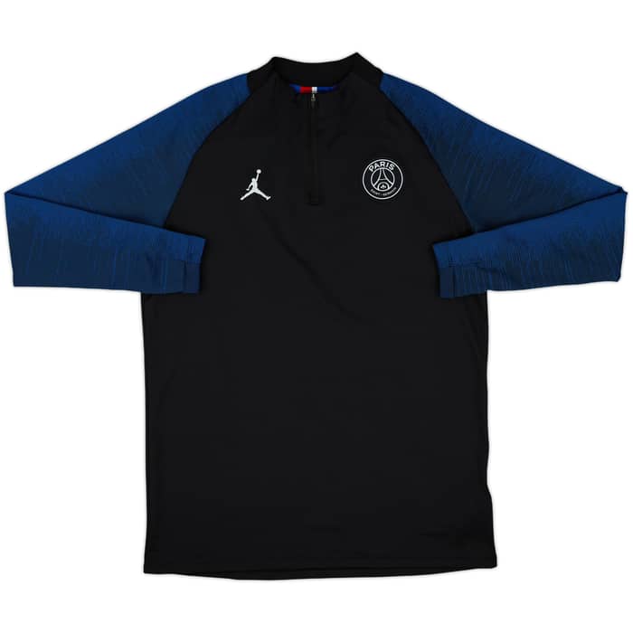 2020-21 Paris Saint-Germain Nike/Jordan 1/4 Zip Drill Top - 9/10 - (L)