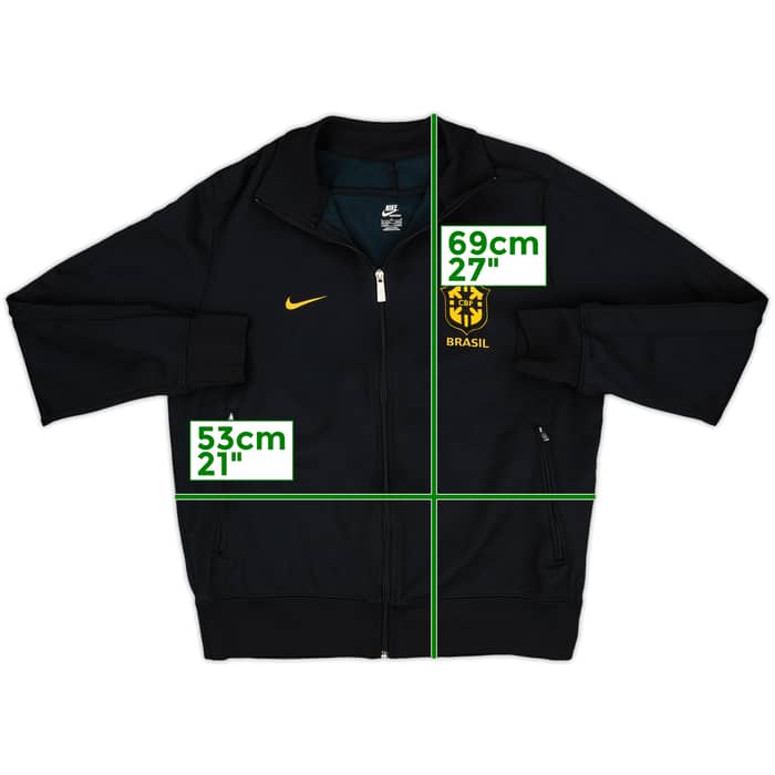 2010-11 Brazil Nike Track Jacket - 9/10 - (L)