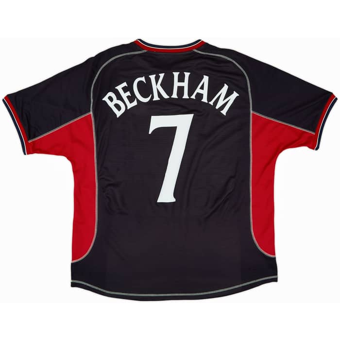 2000-01 Manchester United Third Shirt Beckham #7 - 8/10 - (XL)