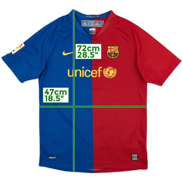 2008-09 Barcelona Home Shirt - 9/10 - (XL.Boys)