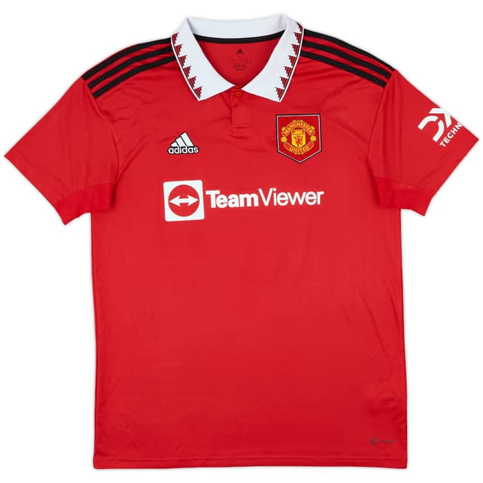 2022-23 Manchester United Home Shirt B.Fernandes #8 - 8/10 - (L)