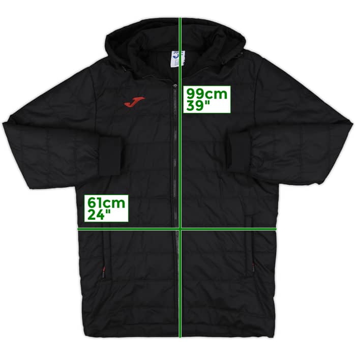 2018-19 Swansea Joma Hooded Padded Bench Coat - 8/10 - (XL)
