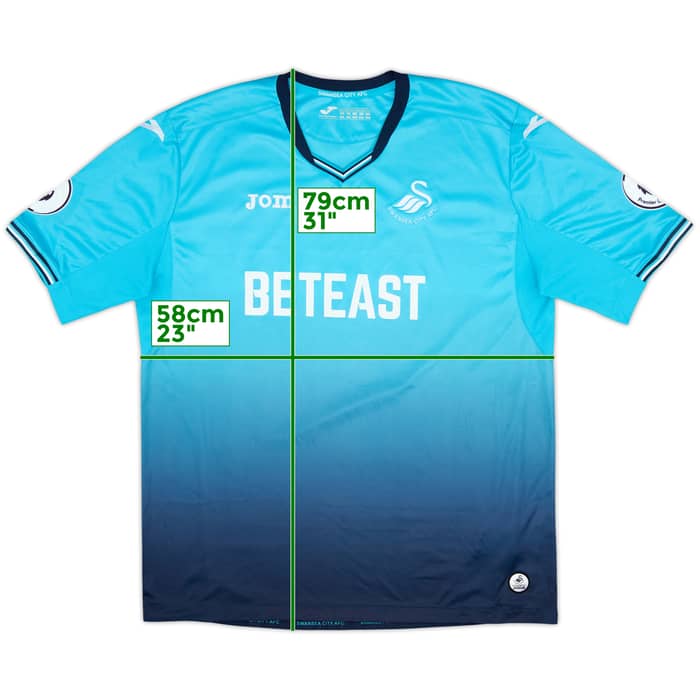 2016-17 Swansea Away Shirt - 9/10 - (XXL)