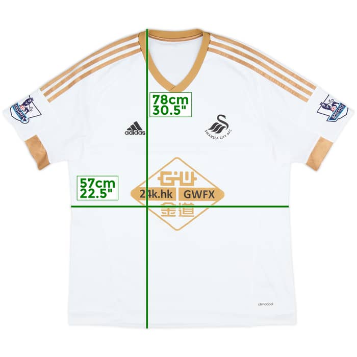 2015-16 Swansea Home Shirt - 8/10 - (XL)