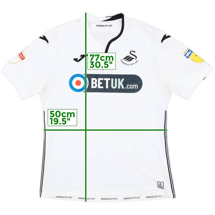 2018-19 Swansea Home Shirt - 5/10 - (L)