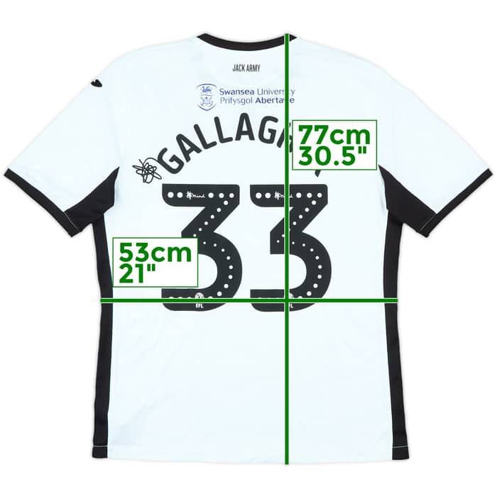 2019-20 Swansea Home Shirt Gallagher #33 - 7/10 - (XL)