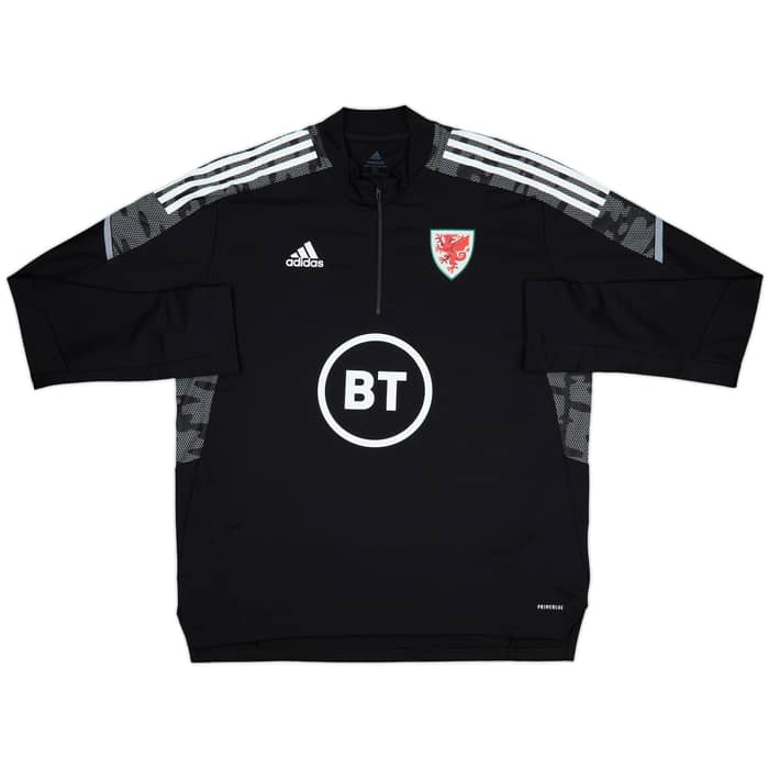 2021-22 Wales adidas 1/4 Zip Drill Top - 10/10 - (XL)
