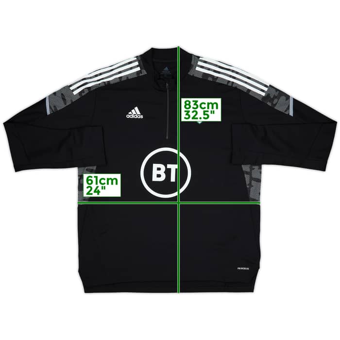 2021-22 Wales adidas 1/4 Zip Drill Top - 10/10 - (XL)