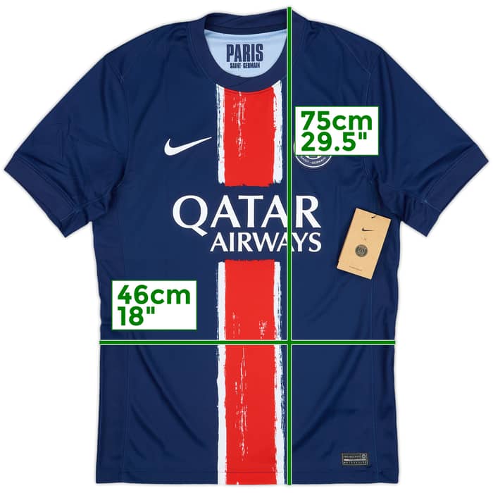 2024-25 Paris Saint-Germain Home Shirt (S)