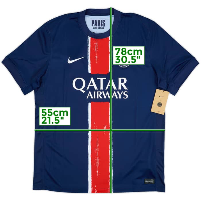 2024-25 Paris Saint-Germain Home Shirt (L)