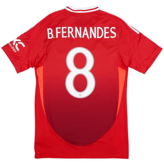 2024-25 Manchester United Home Shirt B.Fernandes #8 (S)