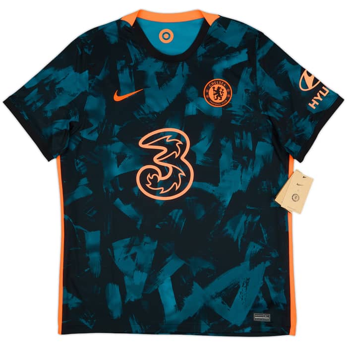 2021-22 Chelsea Third Shirt T.Silva #6 (XL)
