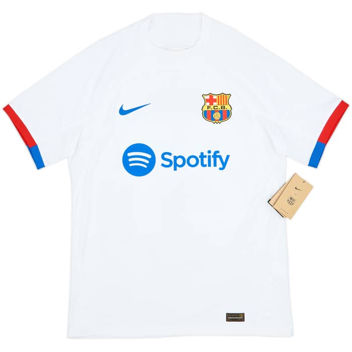 2023-24 Barcelona Authentic Away Shirt Lamine Yamal #27 (M)