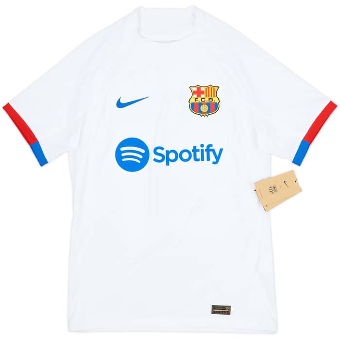 2023-24 Barcelona Authentic Away Shirt Lamine Yamal #27 (S)