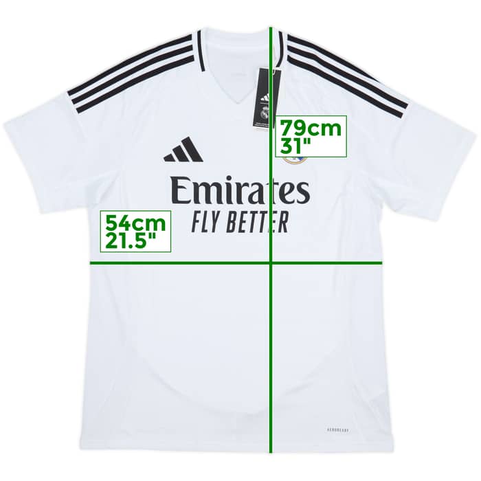 2024-25 Real Madrid Home Shirt (L)