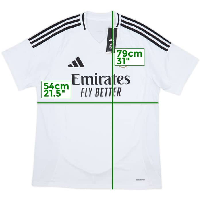 2024-25 Real Madrid Home Shirt (L)