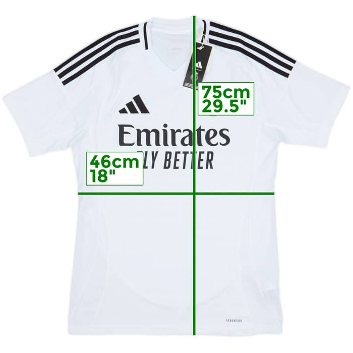 2024-25 Real Madrid Home Shirt (S)