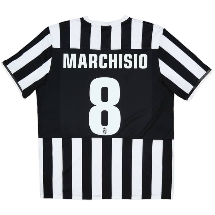 2013-14 Juventus Home Shirt Marchisio #8 - 9/10 - (XL)