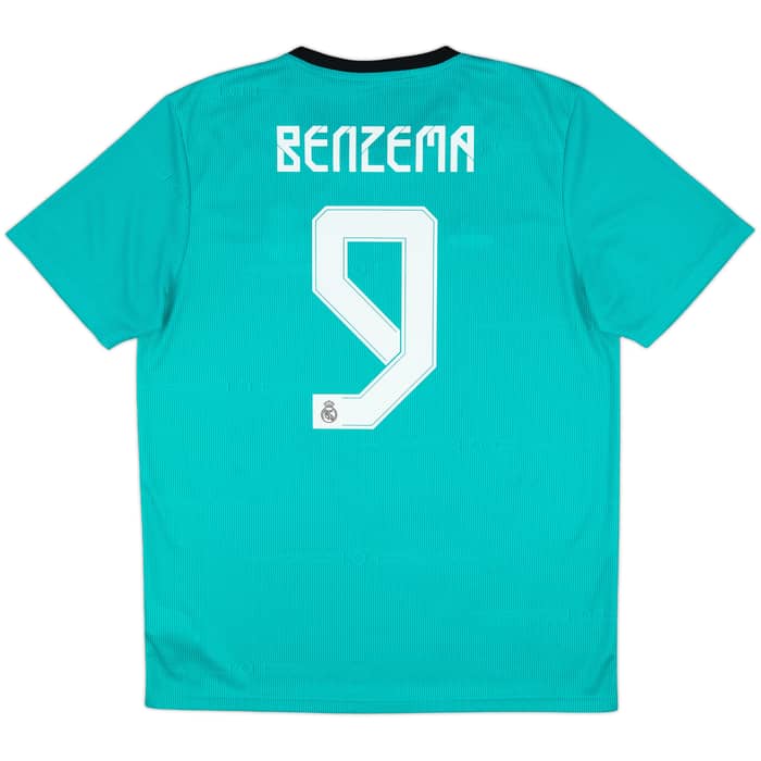 2021-22 Real Madrid Third Shirt Benzema #9 - 10/10 - (L)