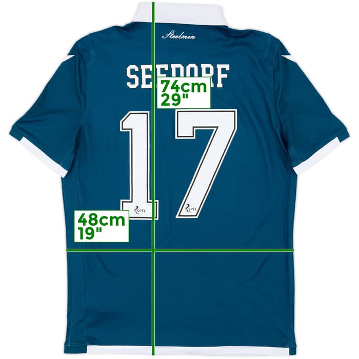 2020-21 Motherwell Away Shirt Seedorf #17 - 9/10 - (M)