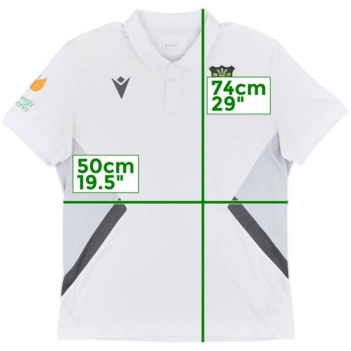 2023-24 Wrexham Macron Polo Shirt - 8/10 - (L)