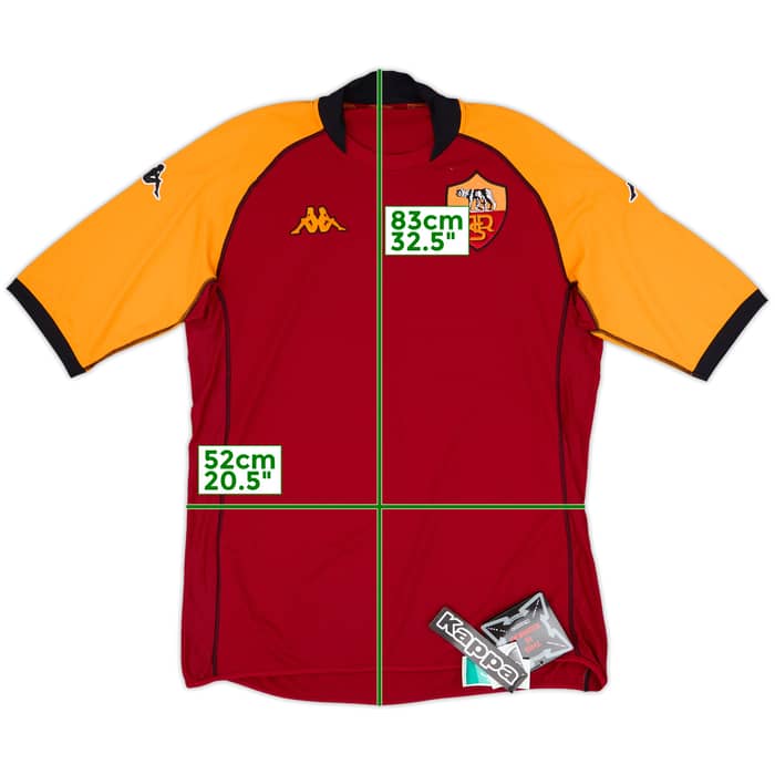 2002-03 Roma European Home Shirt (3XL)