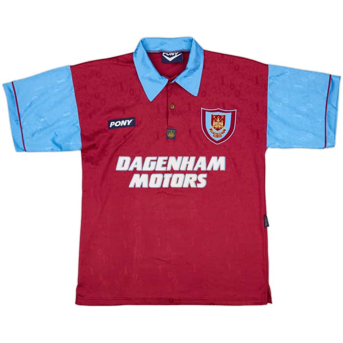1995-97 West Ham Centenary Home Shirt Lampard #26 - 8/10 - (M)