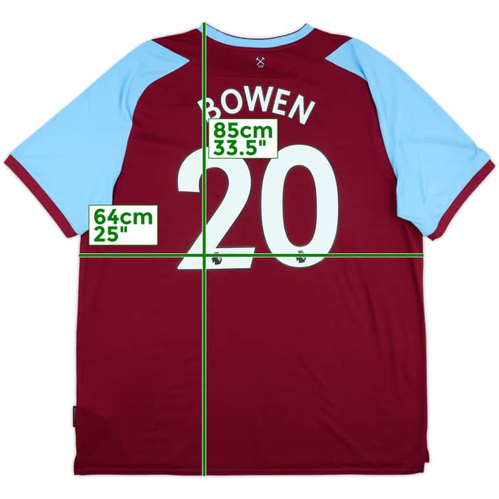 2020-21 West Ham Home Shirt Bowen #20 - 8/10 - (3XL)