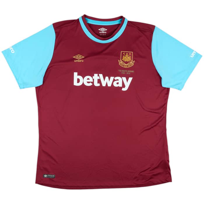 2015-16 West Ham 'Boleyn' Home Shirt Noble #16 - 9/10 - (XXL)