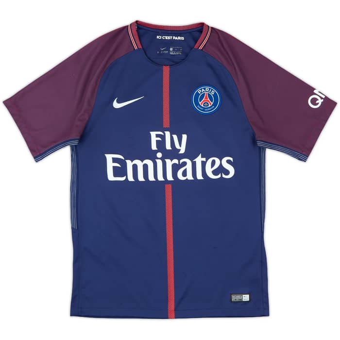 2017-18 Paris Saint-Germain Home Shirt Mbappe #29 - 9/10 - (S)