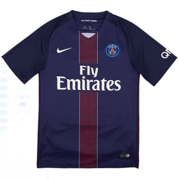 2016-17 Paris Saint-Germain Home Shirt T.Silva #2 - 8/10 - (S)