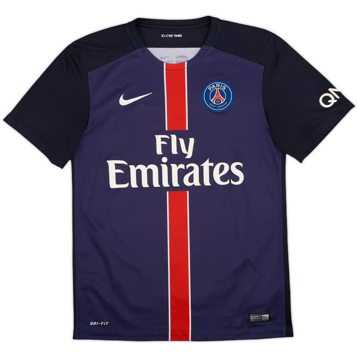 2015-16 Paris Saint-Germain Home Shirt Di Maria #11 - 6/10 - (S)