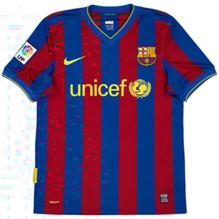 2009-10 Barcelona Home Shirt Ibrahimovic #9 - 9/10 - (S)