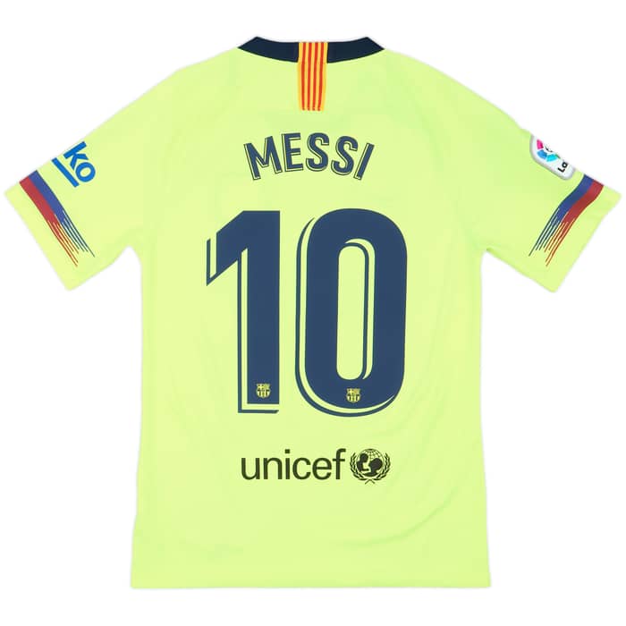 2018-19 Barcelona Away Shirt Messi #10 - 8/10 - (S)