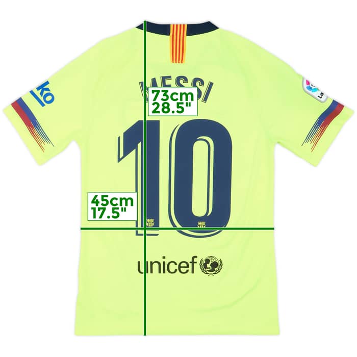 2018-19 Barcelona Away Shirt Messi #10 - 8/10 - (S)