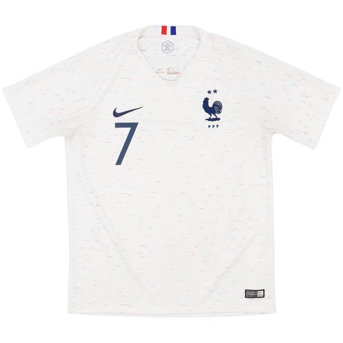 2018 France Away Shirt Griezmann #7 - 6/10 - (M)