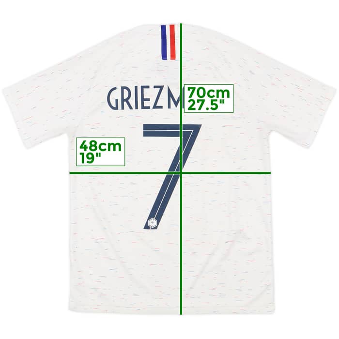 2018 France Away Shirt Griezmann #7 - 6/10 - (M)