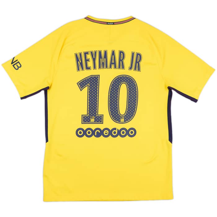 2017-18 Paris Saint-Germain Away Shirt Neymar Jr #10 - 7/10 - (M)